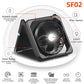 SF02 Solar Rechargeable Portable Fan With Light